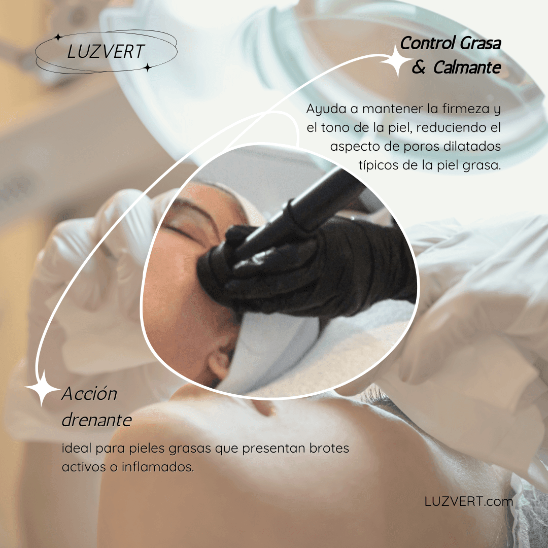 Control de la producción excesiva de grasa. FACIAL 